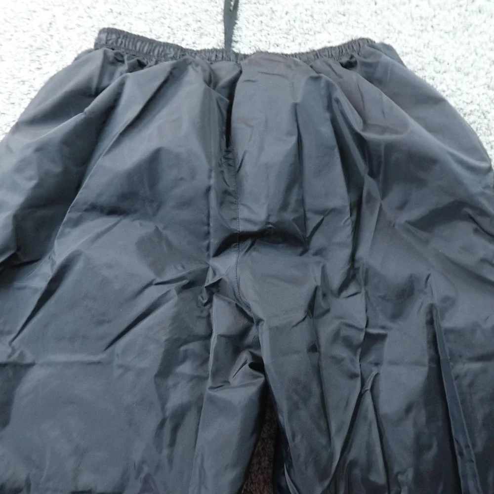VTG Nike Pants Mens XL Black Baggy Windbreaker Track Jogger Drawstring 90s Y2K